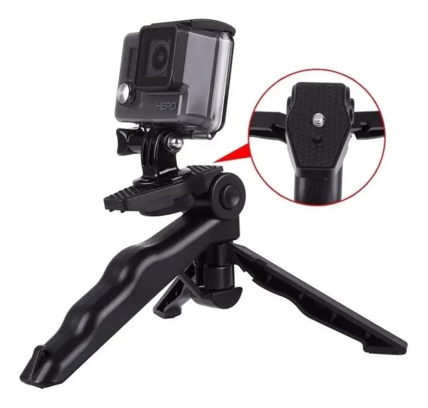 Mini Tripé Dobrável Com Punho Handle Grip Para Câmeras - Imagem 7
