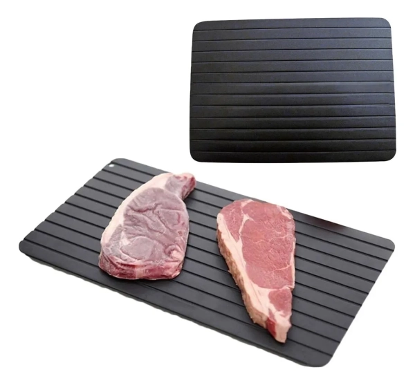 Tabua Cozinha Degelo Descongelar Carne Metal 30cm Escorredor