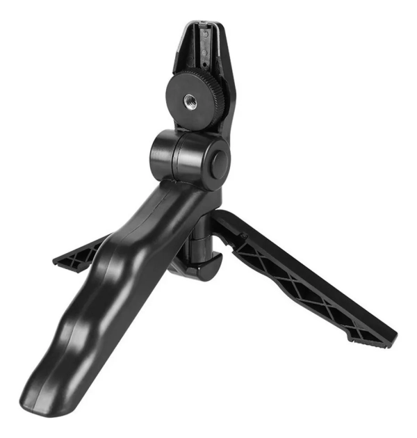 Mini Tripé Dobrável Com Punho Handle Grip Para Câmeras - Imagem 2