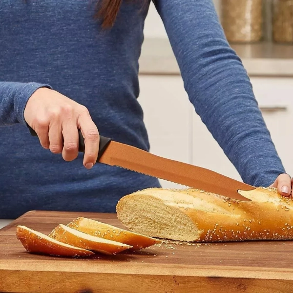 Jogo De Facas Maxchef Revestimento Cerâmico Aço Inox 3 Peças - Imagem 6