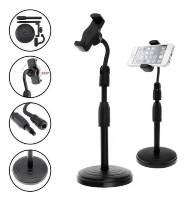 Suporte Para Celular Universal De Mesa - Imagem 4