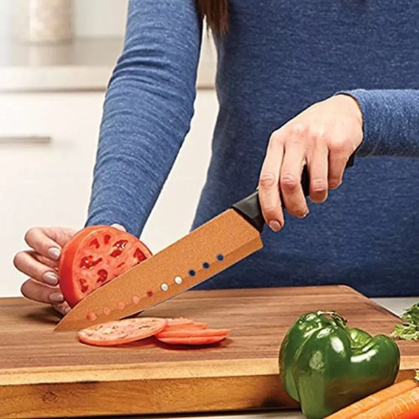 Jogo De Facas Maxchef Revestimento Cerâmico Aço Inox 3 Peças - Imagem 5