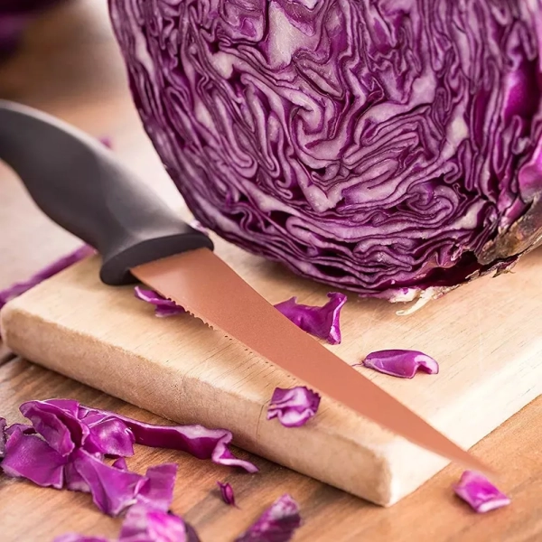 Jogo De Facas Maxchef Revestimento Cerâmico Aço Inox 3 Peças - Imagem 7